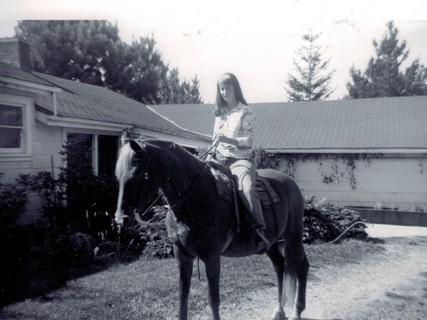 Kathy and horse