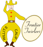 Frontier Twirlers' Badge